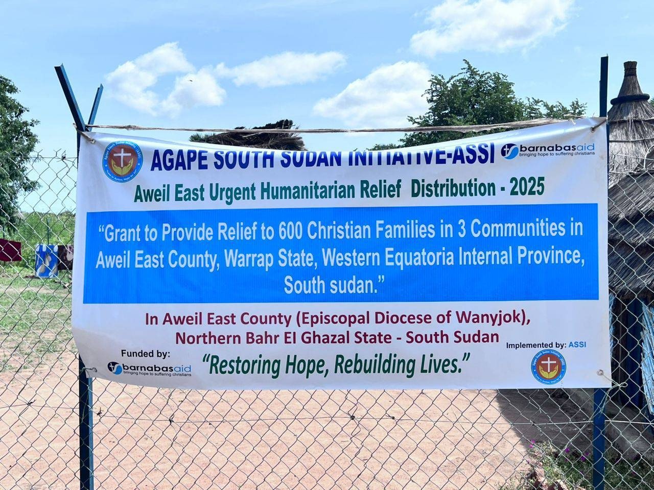 ASSI Relief Distribution in Aweil East, NBGS